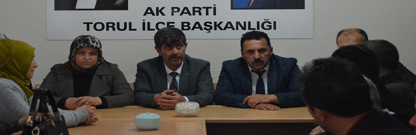 BAŞKANIMIZ AK PARTİ İLÇE TEŞKİLATINI ZİYARET ETTİ