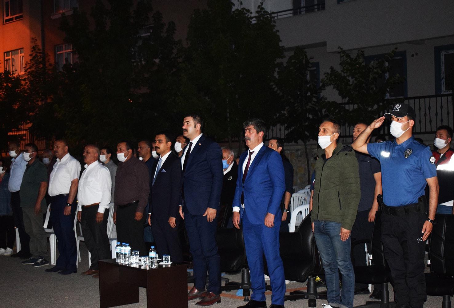 BAŞKANIMIZ 15 TEMMUZ PROGRAMINA KATILDI